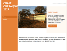 Tablet Screenshot of coastcorral.com